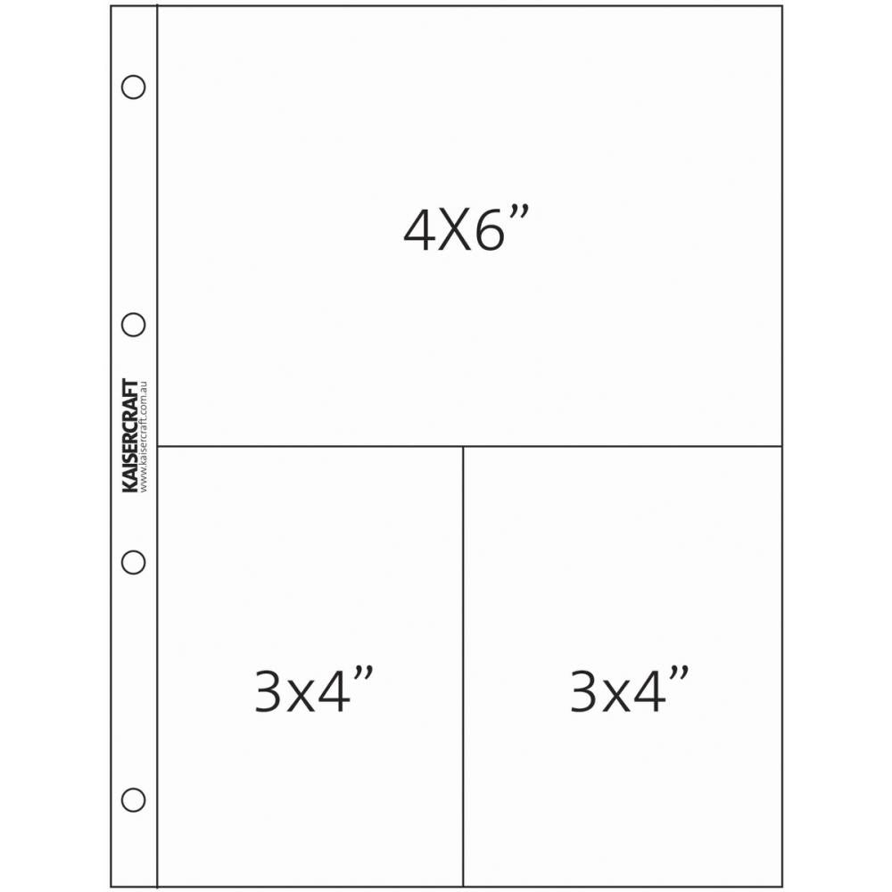Kaisercraft Captured Moments 6"X8" D-RING ALBUM Black