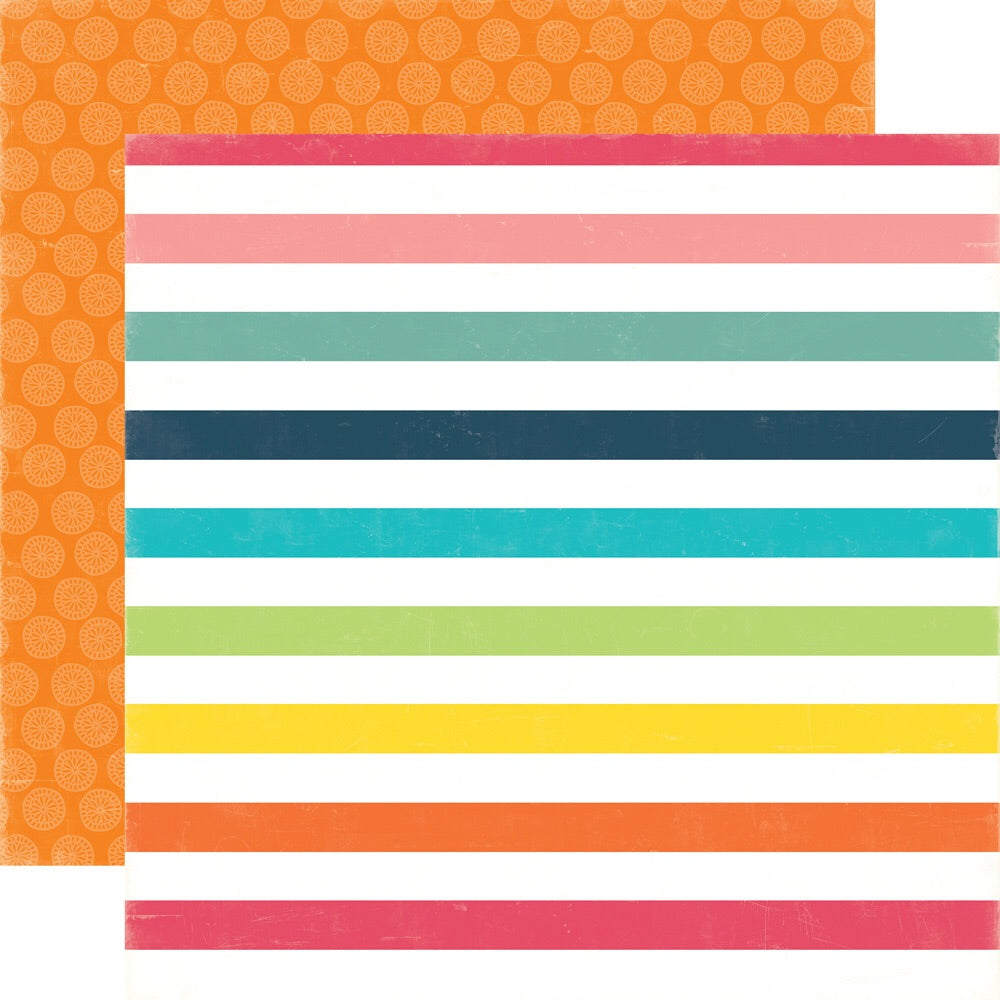 Echo Park SUMMER PARTY 12"X12" 14pc Scrapbook Kit Scrapbooksrus