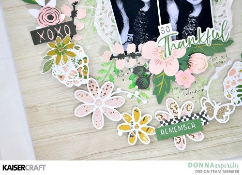 Kaisercraft Fleur DREAMER 12"X12" Scrapbook Sheet Scrapbooksrus