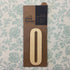 Papermania Bare Basics Wooden Adhesive LETTER O Wood