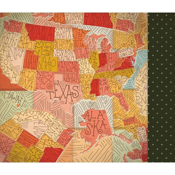 Studio Calico That A Way BEEN THERE 12"X12" Paper