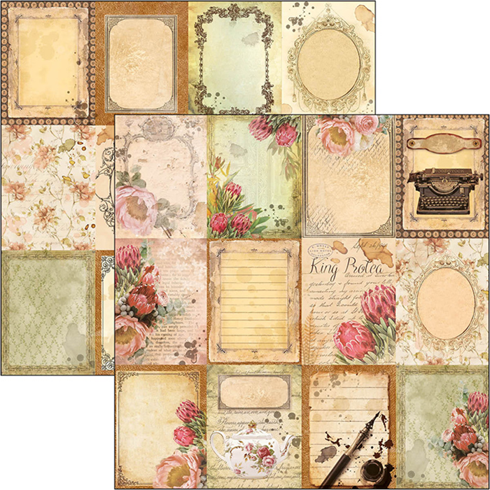 Ciao Bella THE MUSE Paper Pad 12 Sheets Scrapbooksrus