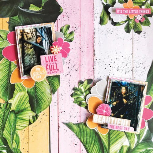 Kaisercraft Havana Nights LUSH 12"X12" Scrapbook Paper