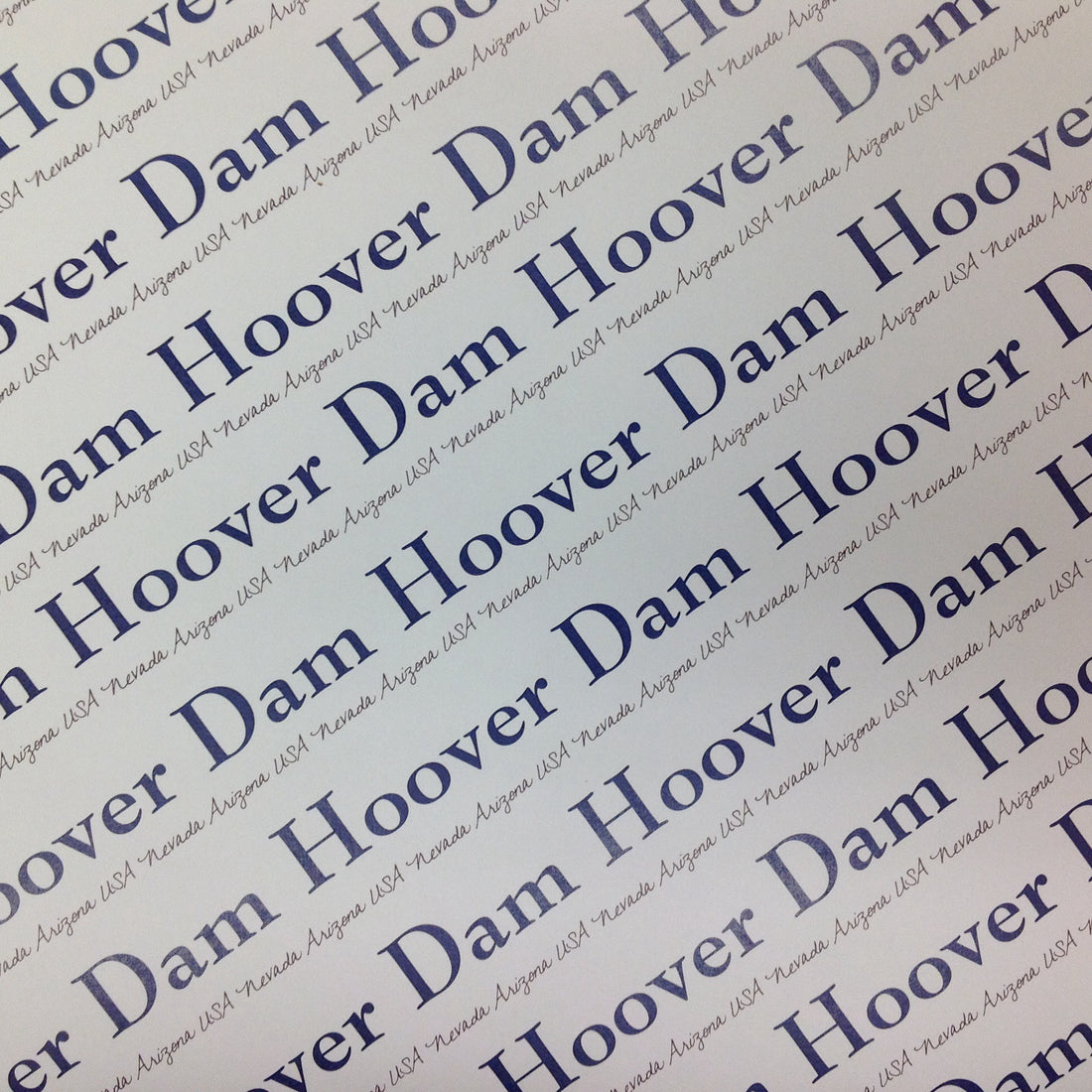 HOOVER DAM 12"X12" Custom Travel Cardstock Paper Sheet 24522 LV Scrapbooksrus