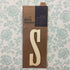 Scrapbooksrus Papermania Bare Basics Wooden Adhesive LETTER S Wood Scrapbooksrus