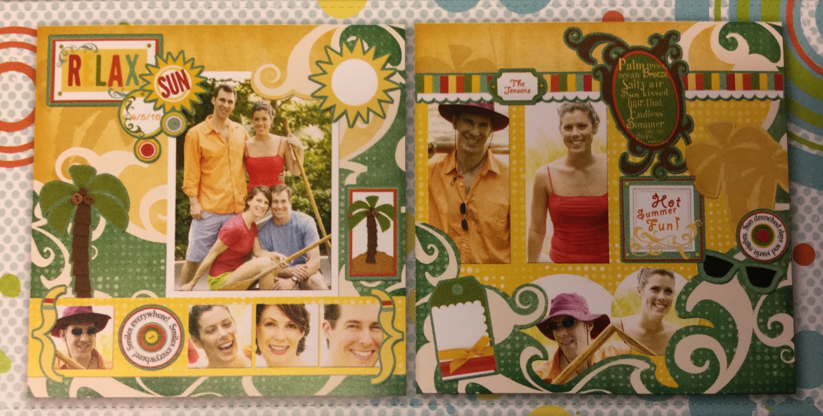 Storytellers ENDLESS SUMMER KIT 12"X12" Scrapbook Paper & DieCuts 5pc Scrapbooksrus
