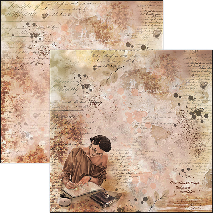 Ciao Bella THE MUSE Paper Pad 12 Sheets Scrapbooksrus