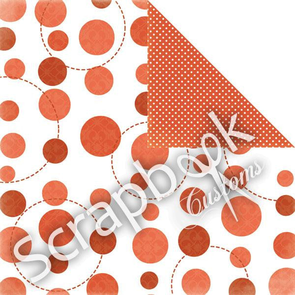 Large Dots & Circles Polka Dots 12"X12" Paper