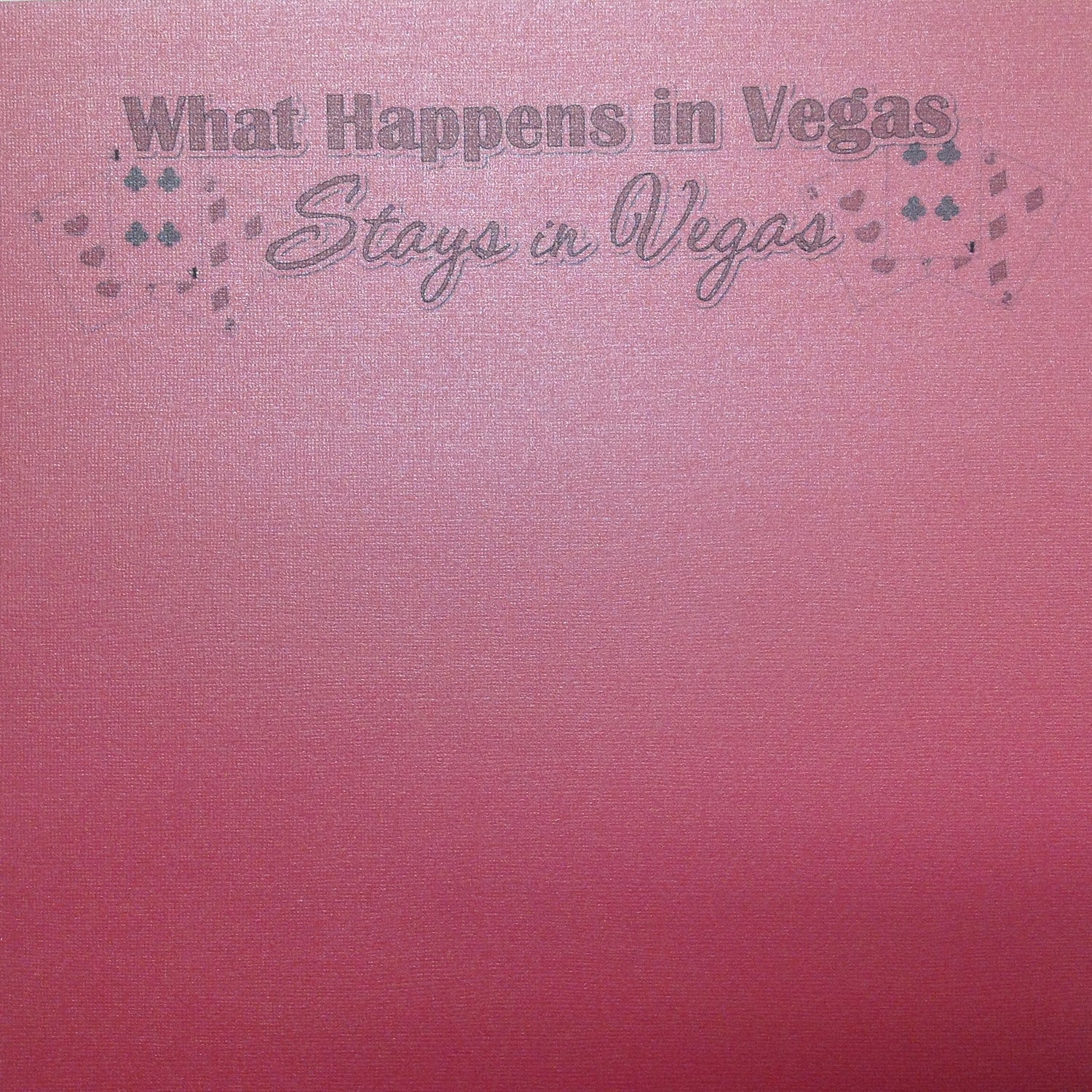 What Happens In Vegas Feather Boa Bling 12"X12" Scrapbook Paper