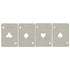 Fabscraps PACK OF CARDS Die-Cut Grey Chipboard Word - Scrapbook Kyandyland