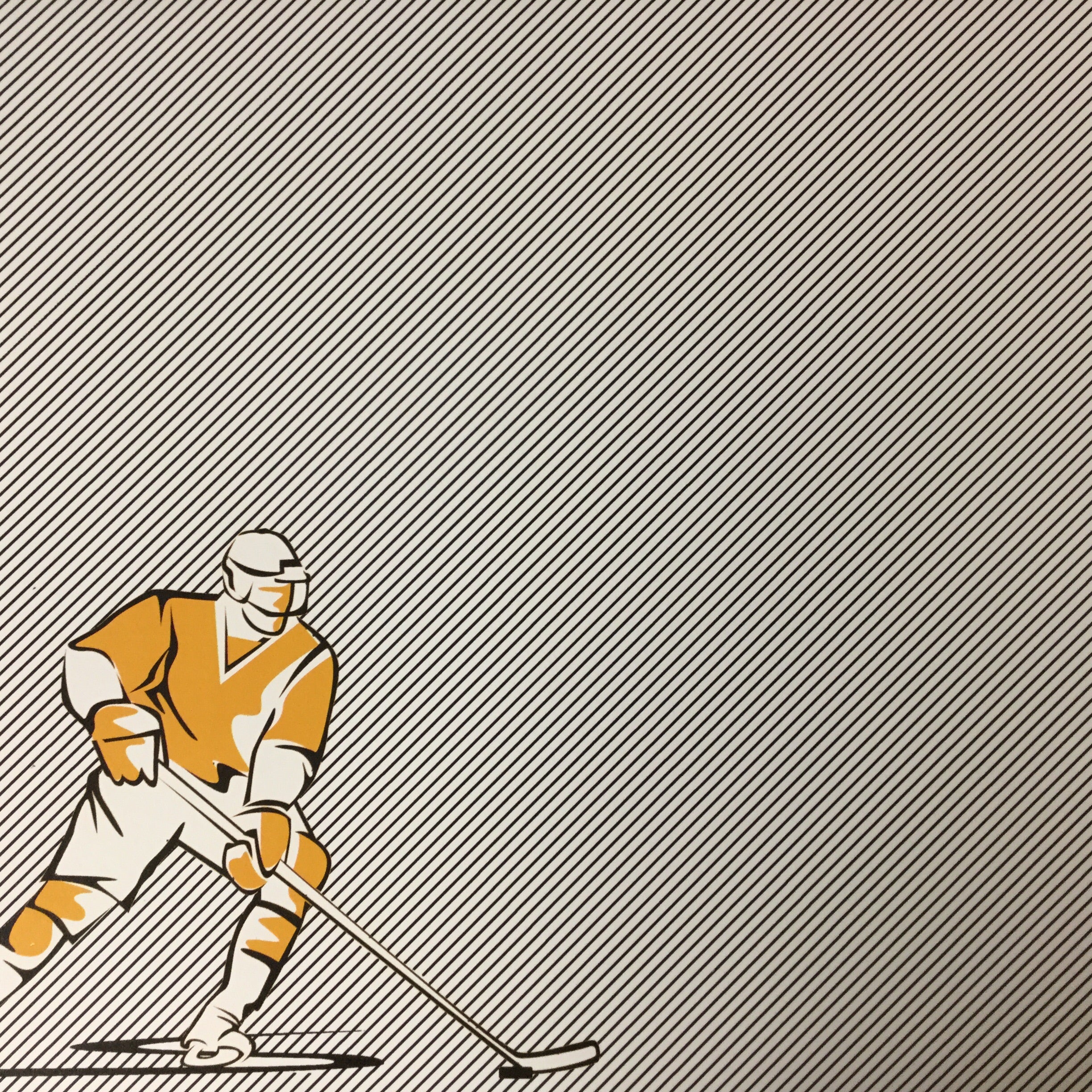 Golden Knights PRIDE HOCKEY KIT Yellow 12"X12" Scrapbook Paper 12 Sheets