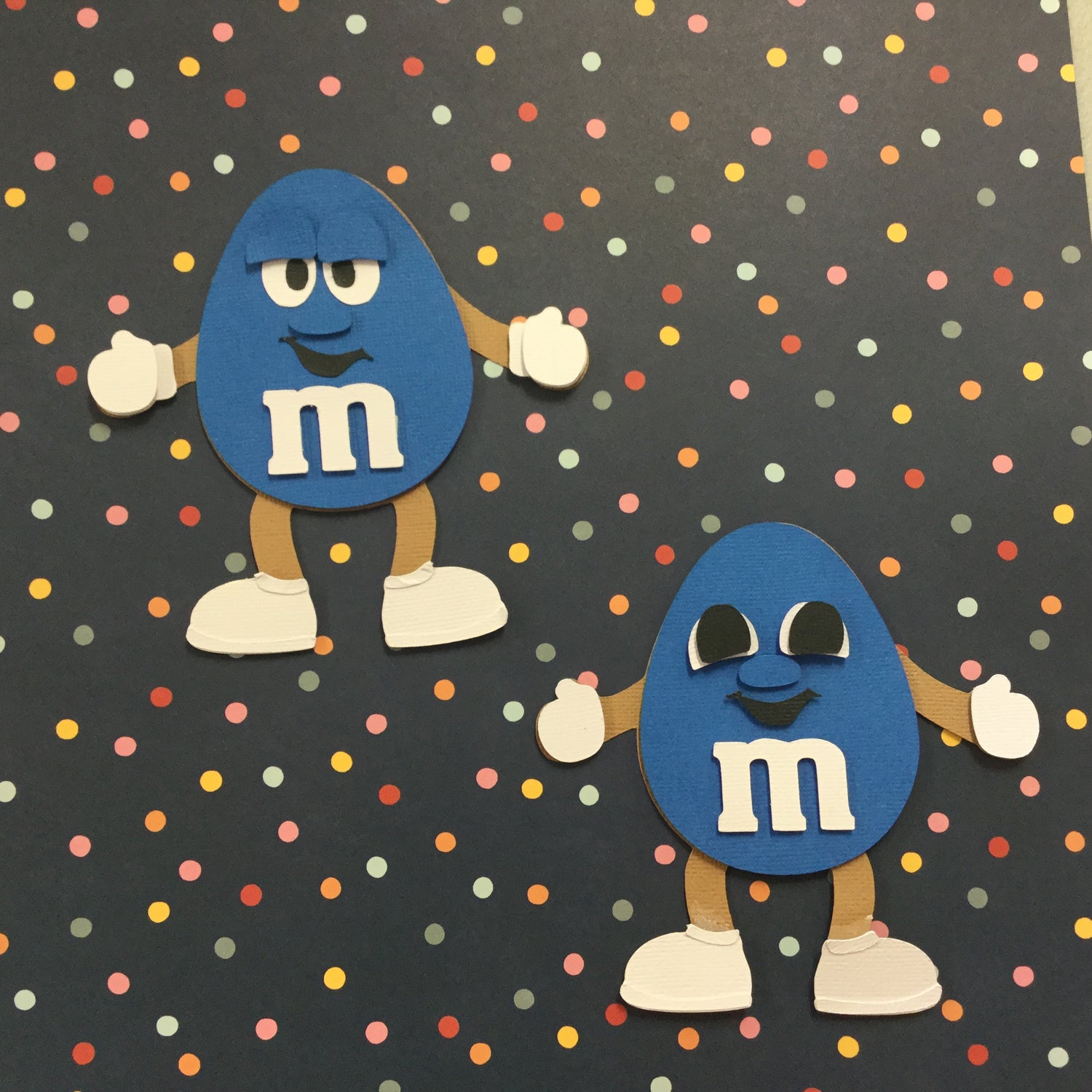 Las Vegas M&M’s RED PEANUT Custom DieCut Discontinued Scrapbookrus