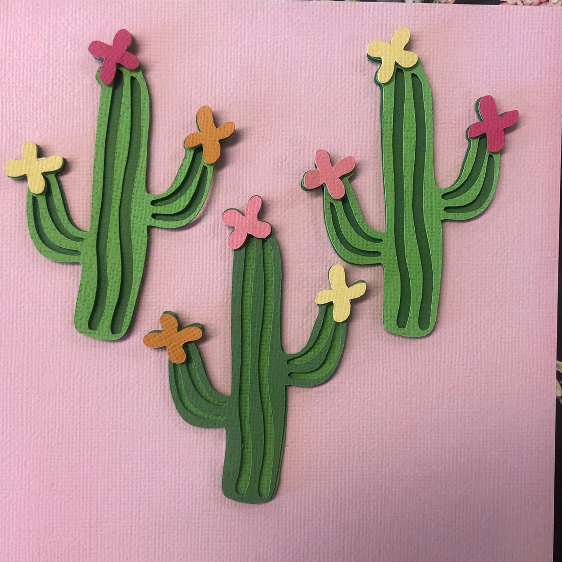 CACTUS Scrapbook Die Cut Desert Embellishment Scrapbooksrus