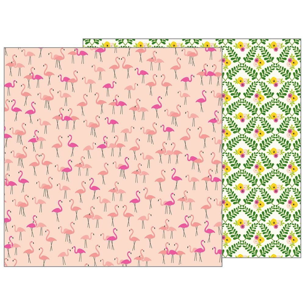 American Crafts Jen Hadfield PATIO PARTY Scrapbook Paper Kit