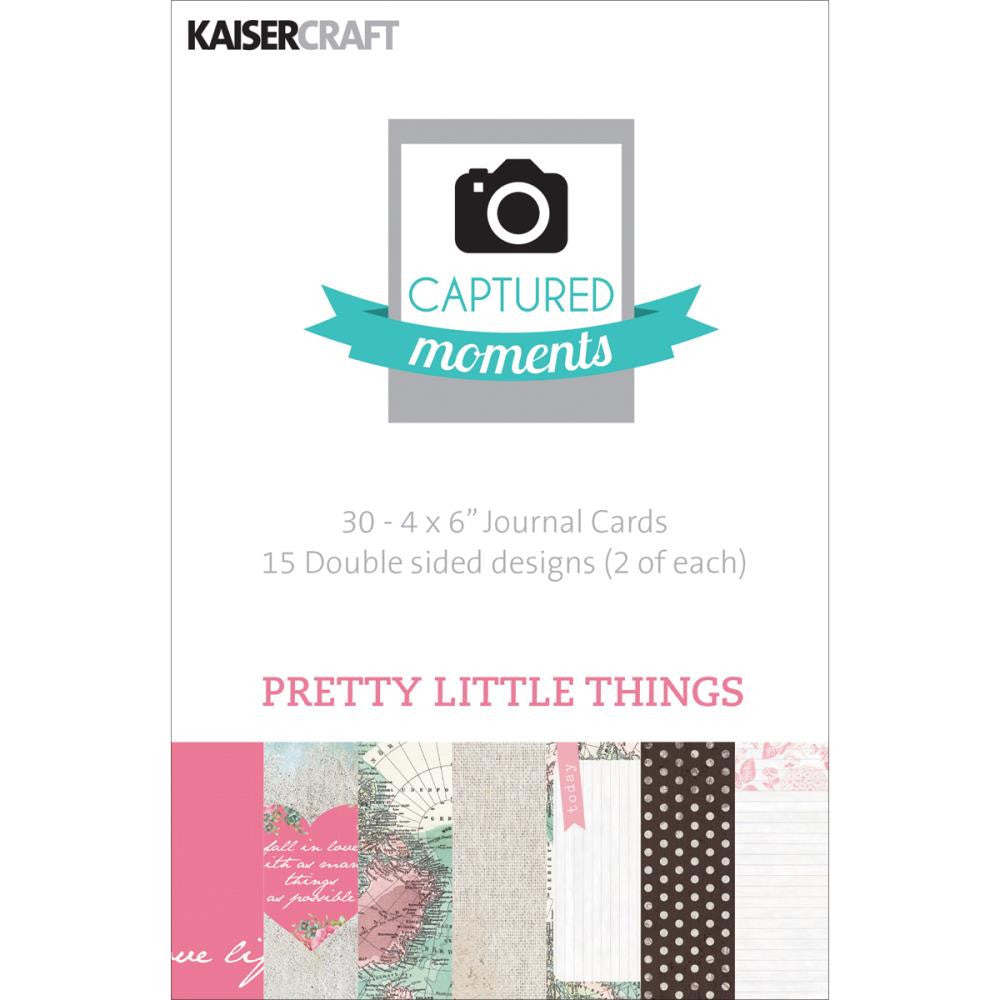 Kaisercraft Captured Moments PRETTY LITTLE THINGS CARDS 4X6