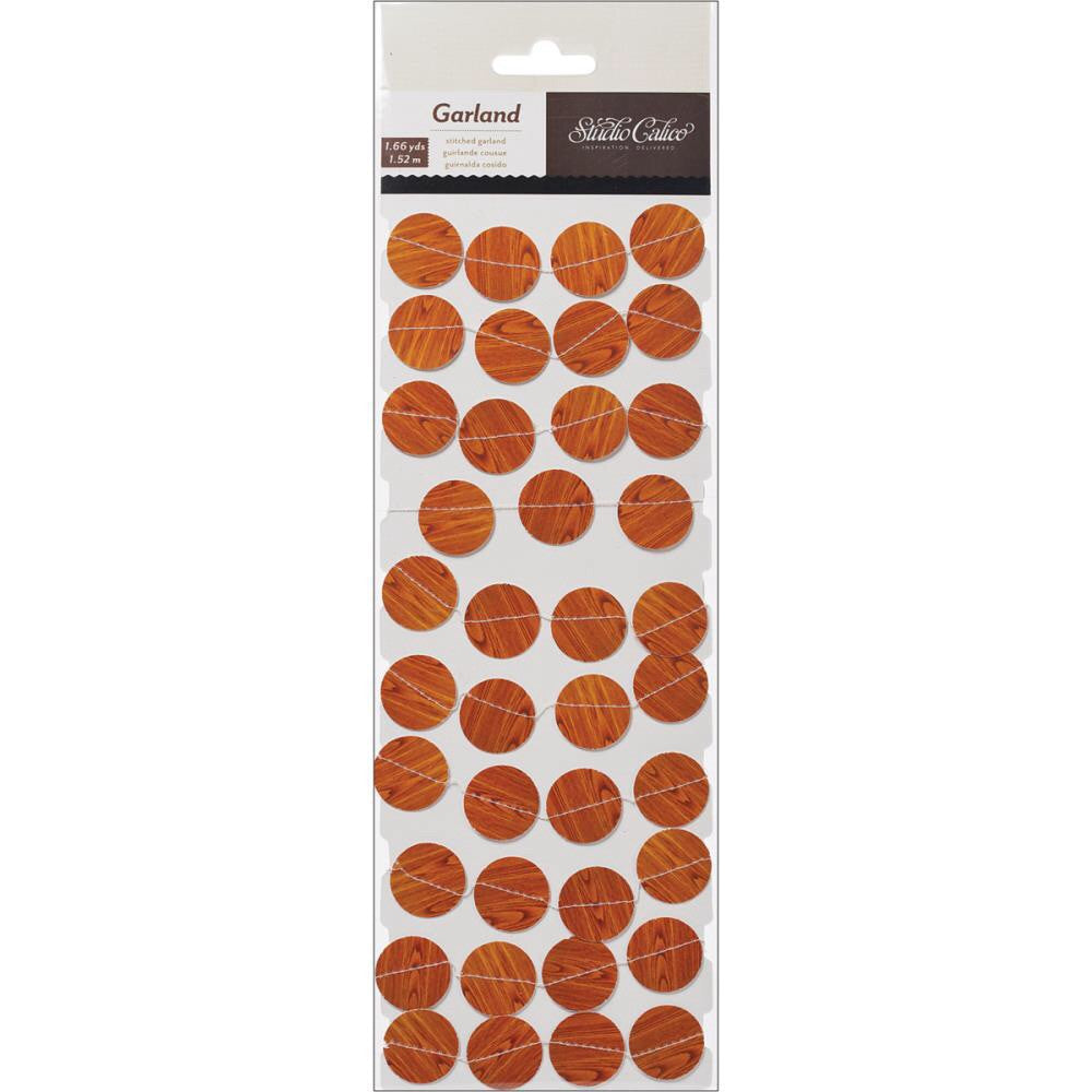 Studio CalicoTake Note CIRCLES GARLAND Stitched Cardstock - Scrapbook Kyandyland