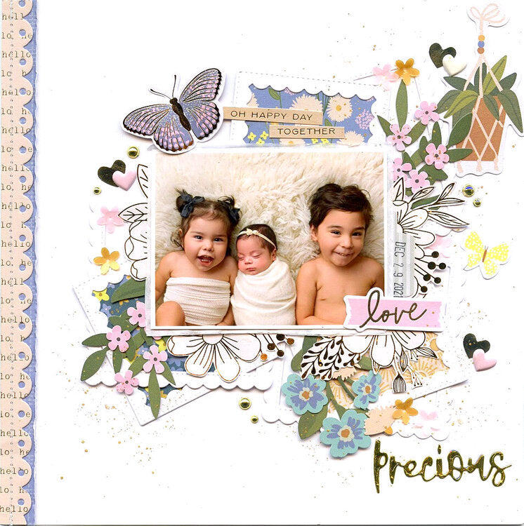 Jen Hadfield Live & Let Grow ICON EPHEMERA 40pc Scrapbooksrus