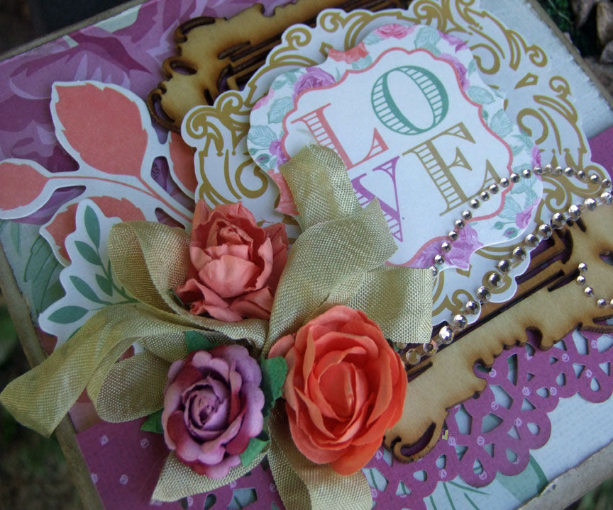 Kaisercraft FLORA DELIGHT Scrapbook Kit 12"X12" 12 Sheets
