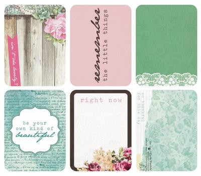 Kaisercraft Captured Moments PRETTY LITTLE THINGS CARDS 3"X4"