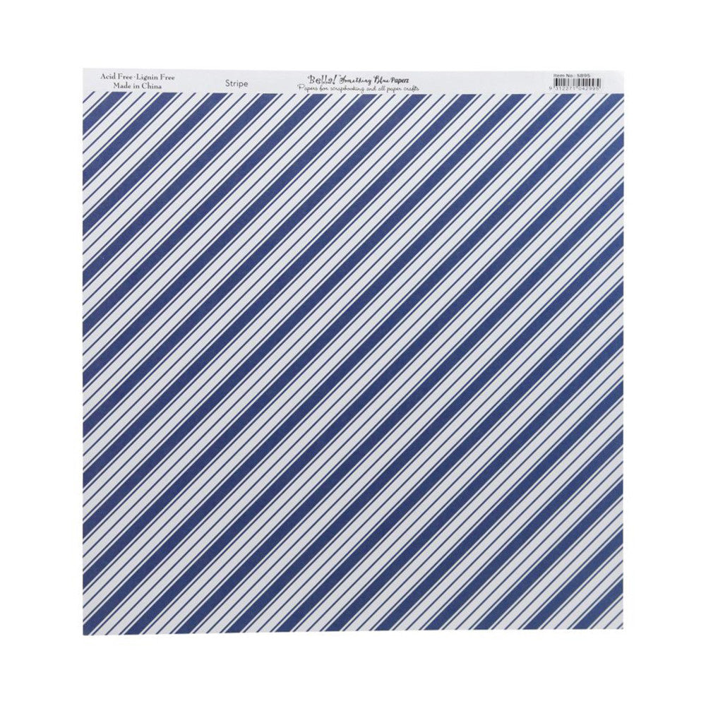 Bella SOMETHING BLUE Collection 12"X12" Scrapbook Paper - Scrapbook Kyandyland