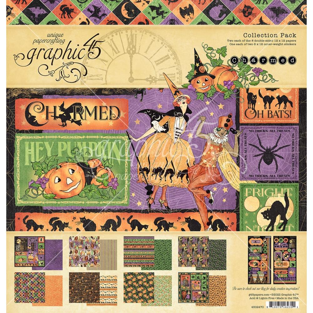 Graphic 45 CHARMED 12X12 Scrapbook Collection Pack