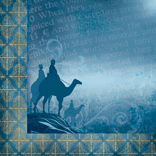 Moxxie FAITH Double Sided Scrapbook Sheet 12"X12" 1 pc - Scrapbook Kyandyland