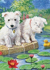 Royal Mini Color Pencil By Number WESTIES PUPPIES