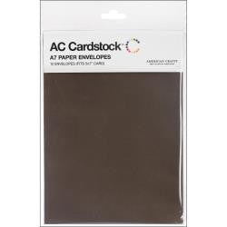 American Crafts A7 12 Paper ENVELOPES 5"X 7" - Scrapbook Kyandyland