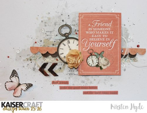 Kaisercraft Ooh La La OUI OUI 12"X12" Scrapbook Paper Scrapbooksrus