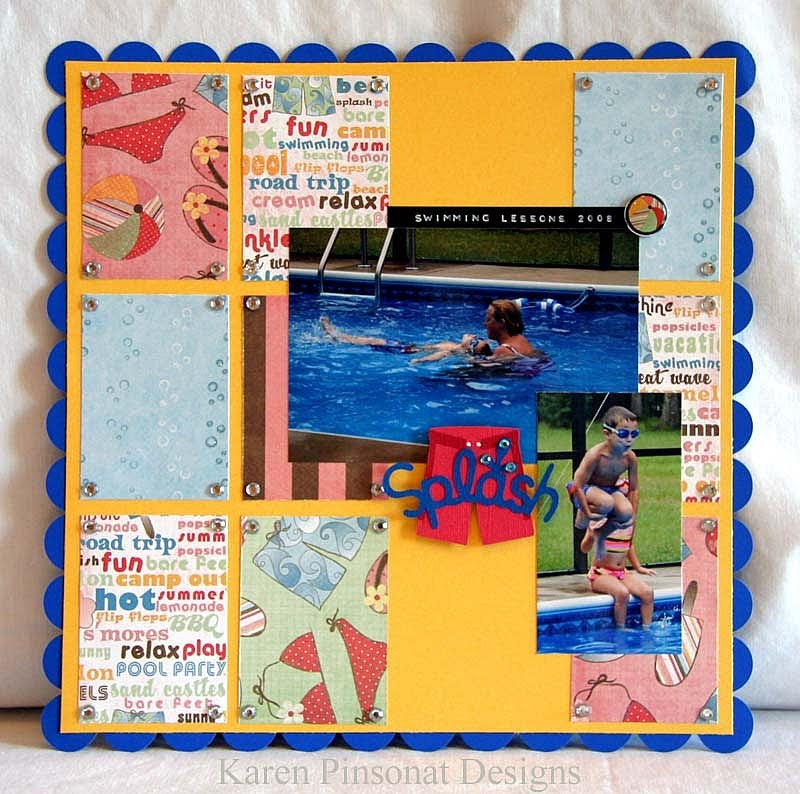 Best Creation A SHORE THING 12X12 Scrapbook Paper - Scrapbook Kyandyland