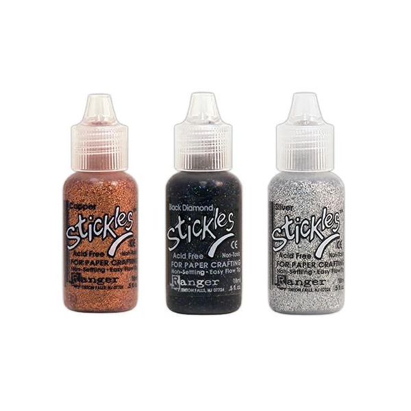Ranger STICKLES NEUTRALS .5oz Glitter Glue Scrapbooksrus