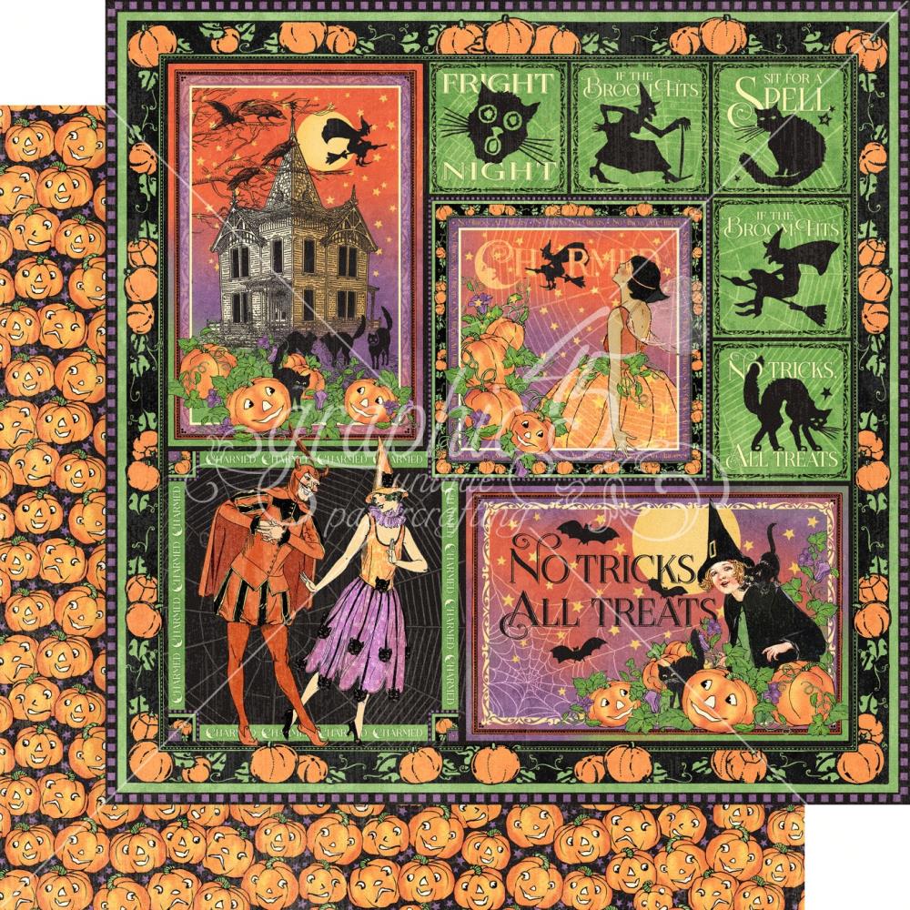 Graphic 45 CHARMED 12X12 Scrapbook Collection Pack
