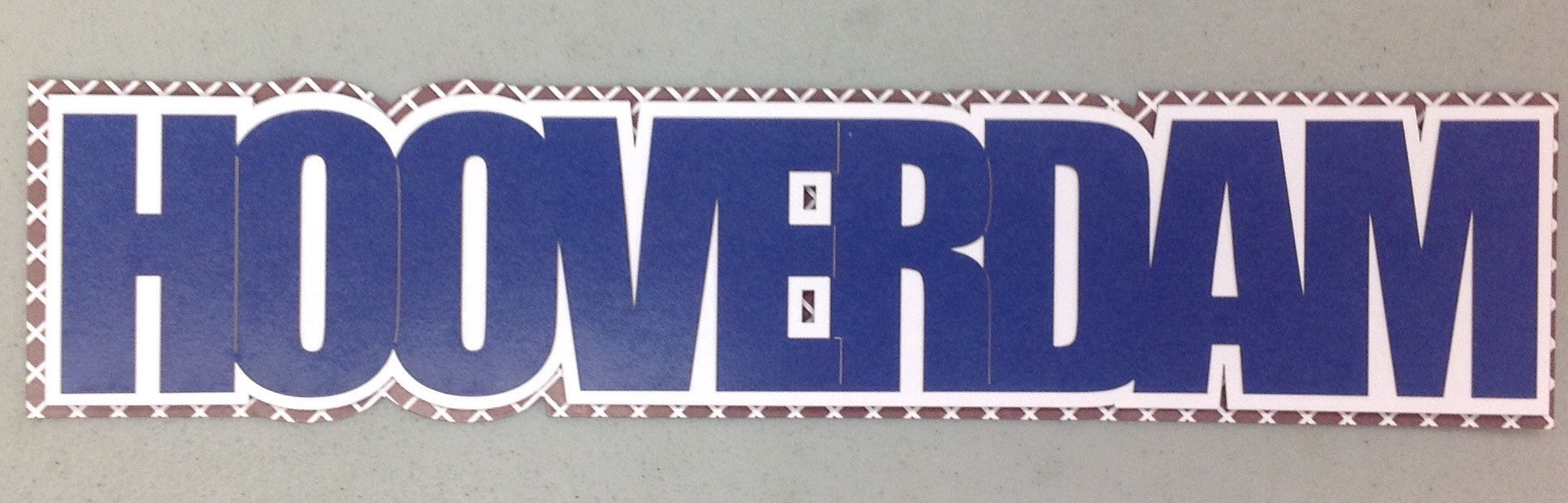 Laurel Leaf HOOVER DAM 3D Travel Laser Cuts 3"X12" 1pc LV Scrapbooksrus