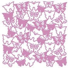 Ki Flutter Calm Lace Cardstock Hot Pink