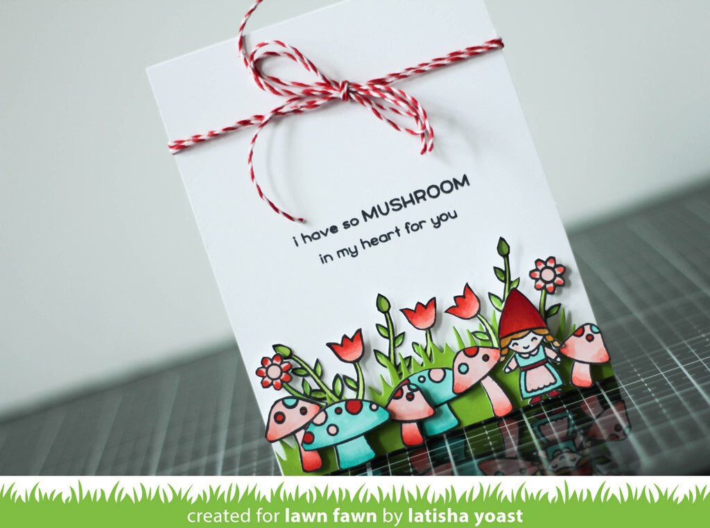 Lawn Fawn OH GNOME! Clear Stamps & Die Set