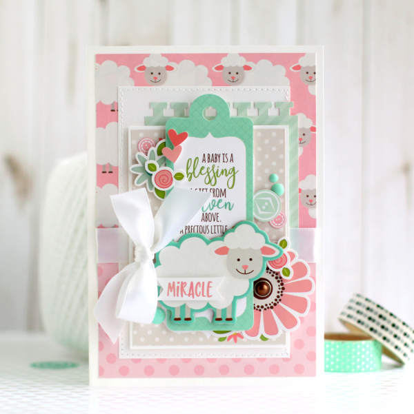 Echo Park SWEET BABY GIRL 12"X12" 13pc. Scrapbook Kit Scrapbooksrus