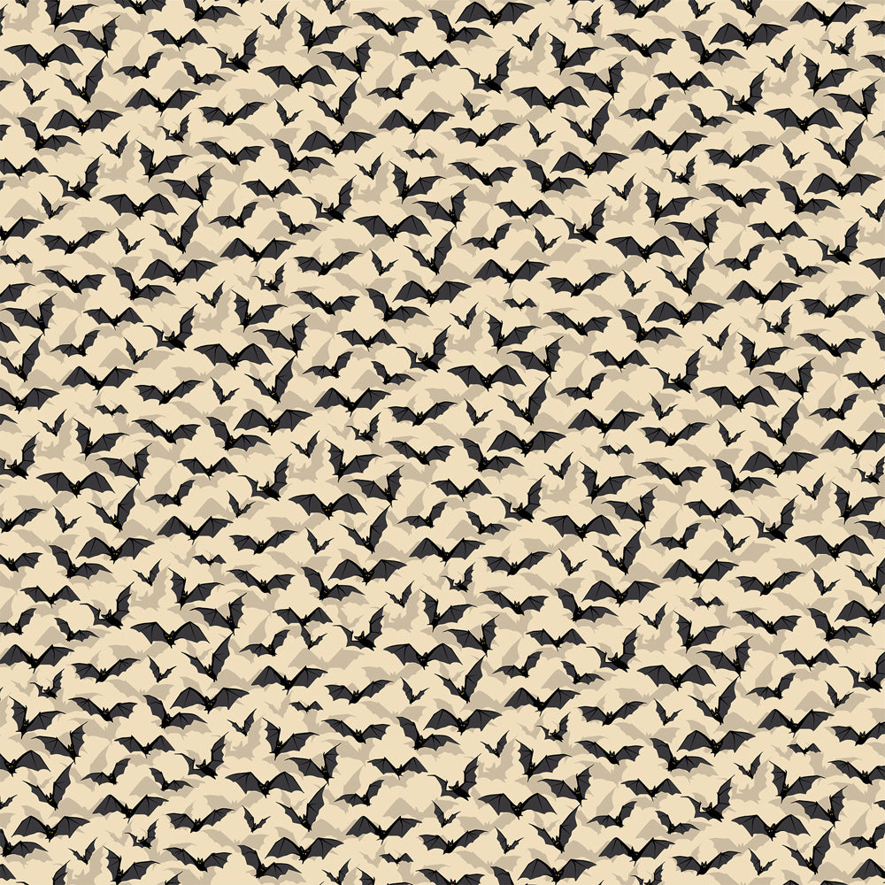 Carta Bella Hocus Pocus GONE BATTY 12"x12" Scrapbook Paper