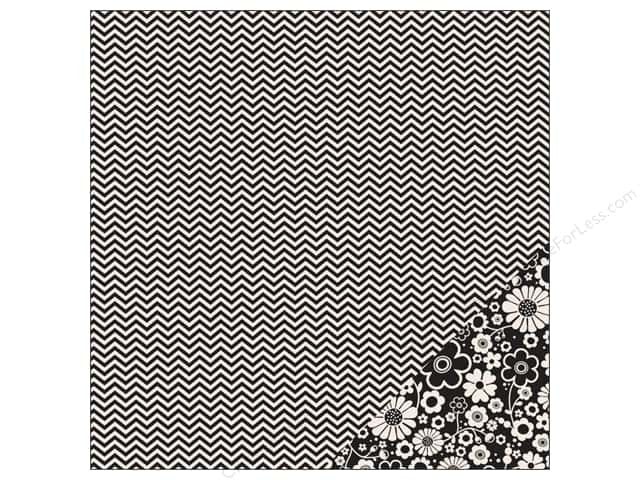 Pebbles CHEVRON Basics 12"X12" Scrapbook Paper