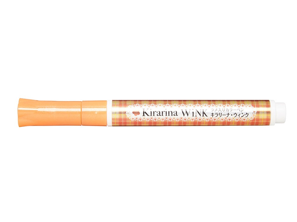 Kirarina Wink ORANGE METALLIC Marker Pens Scrapbooksrus