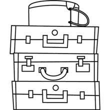 Imaginisce PERFECT VACATION LUGGAGE Acrylic Stamp Scrapbooksrus
