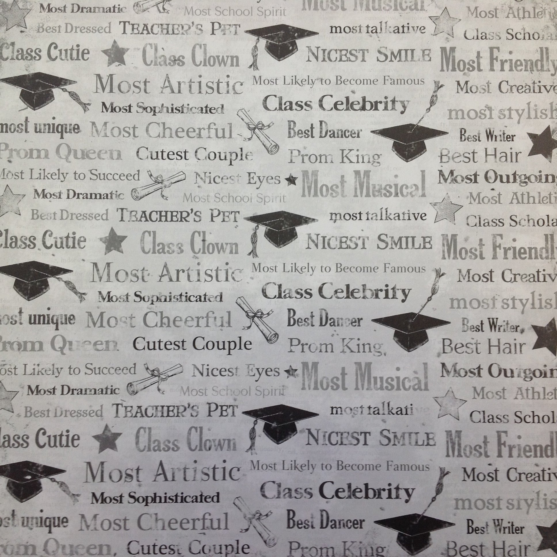 TCP Studio MOST LIKELY TO SUCCEED 12"X12" Paper