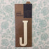 Scrapbooksrus Papermania Bare Basics Wooden Adhesive LETTER J Wood Scrapbooksrus
