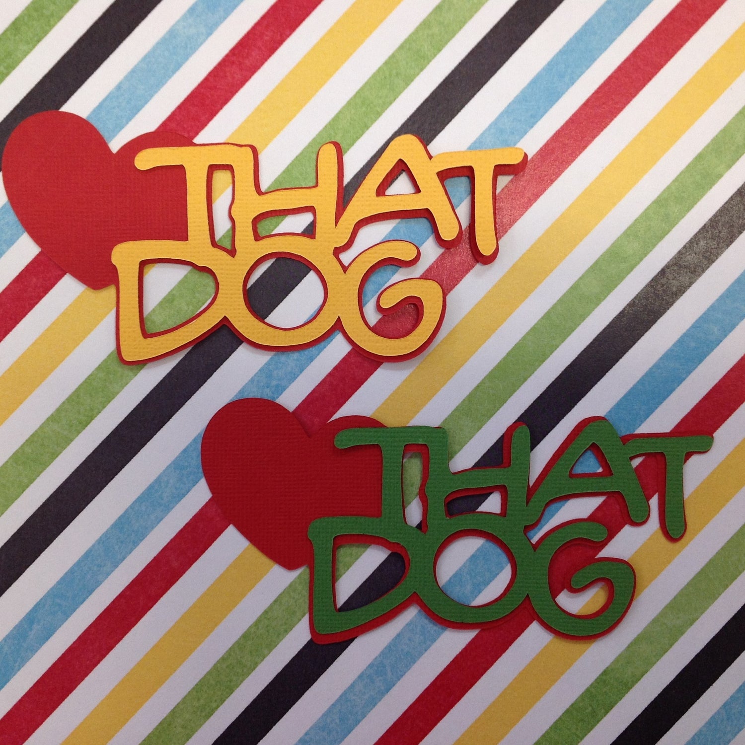 THAT DOG Disney Custom Scrapbook Die Cuts Scrapbooksrus