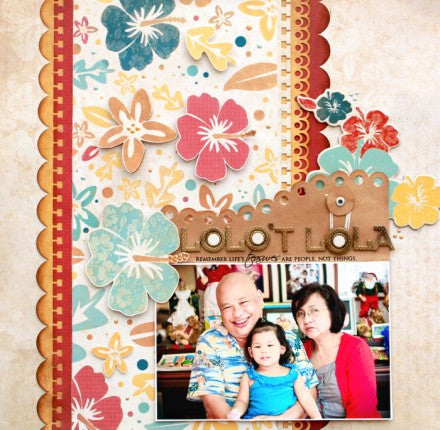 Kaisercraft Printed Chipboard 1 Sheet 6"X10" - Scrapbook Kyandyland