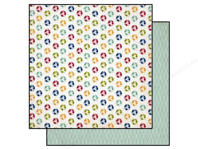 Echo Park Getaway GLOBES 12"X12" Cardstock Paper - Scrapbook Kyandyland