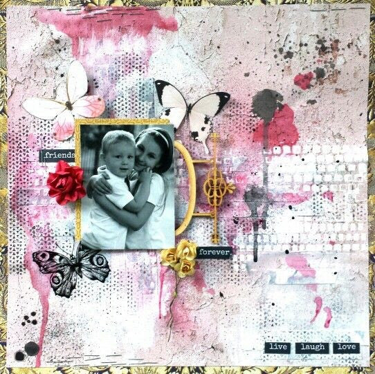 Kaisercraft MA CHERIE Collection 12"X12" Scrapbook Paper 1 Sheet - Scrapbook Kyandyland