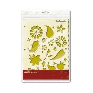 Chatter Box Doodle Genie BOTANICAL Stencil