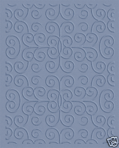 Quickutz SWIRLS Lifestyle Crafts A2 Embossing Folder
