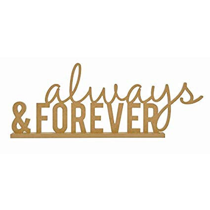 Kaisercraft ALWAYS & FOREVER Wall Art 3D Wood DIY 1pc