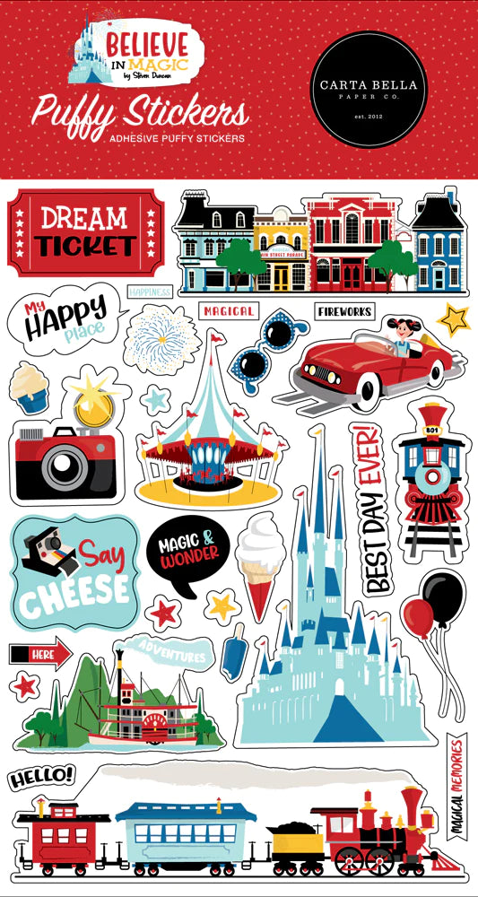 Carta Bella BELIEVE IN MAGIC 12"X12" Scrapbook Bundle 2